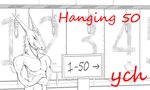 5:3 anthro crossed_arms dipingxiangtr.d dragon gallows kobold male muscular mythological_creature mythological_scalie mythology noose number numbered_sequence painted_number scalie series_(disambiguation) sign sketch smile smirk solo spot_color
