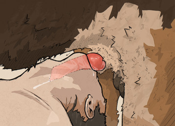 ambiguous_gender ambiguous_penetrated anatomically_correct anatomically_correct_genitalia anatomically_correct_penis animal_genitalia animal_penis balls bestiality bodily_fluids brown_balls canine_genitalia canine_penis close-up cum cum_in_mouth cum_in_throat cum_inside deep_throat duo erection fellatio feral feral_on_top feral_penetrating feral_penetrating_human fur genital_fluids genitals human_on_feral human_penetrated internal internal_oral interspecies irrumatio knot knotted_penis lying male male/ambiguous male_feral male_penetrating male_penetrating_ambiguous multicolored_body multicolored_fur on_back oral oral_penetration orgasm penetration penile penis penis_in_mouth quadruped saliva servicing_from_below sex sheath throat_swabbing toony hotdogmeat canid canine canis domestic_dog german_shepherd herding_dog human mammal pastoral_dog 2025 digital_media_(artwork) hi_res