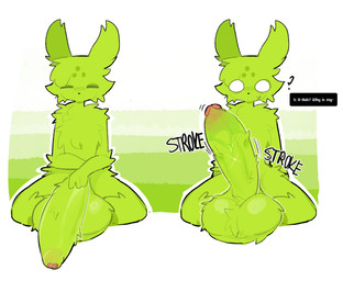 anthro balls big_balls big_penis bodily_fluids eyes_closed fluffy fluffy_penis foreskin fur furry_penis genitals glans green_body green_ears green_fur green_penis head_markings huge_balls huge_penis humanoid_genitalia humanoid_penis hung_femboy invisible_partner male markings penis pink_glans saliva saliva_on_penis sex text text_box white_eyes shiyaa_stuff rain_world videocult saint_(rain_world) humanoid slugcat digital_drawing_(artwork) digital_media_(artwork) english_text hi_res