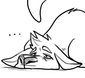 anthro ears_down hair long_ears lying male male_anthro nude on_front pivoted_ears short_hair simple_background solo tail tired solaxe_(artist) solaxe kangaroo macropod mammal marsupial hi_res monochrome sketch