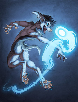 4_fingers 5_toes anthro black_hair black_lips eyebrows eyelashes feet fingers hair lips male nipples nude open_mouth teeth toes tongue katie_hofgard canid canine canis domestic_dog mammal 2015 digital_media_(artwork)