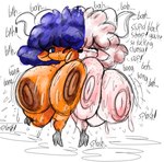 afro angry animal_humanoid anthro belly big_breasts black_nipples blue_eyes bodily_fluids boing bovid bovid_humanoid breast_squeeze breasts butt caprine caprine_humanoid curled_hair duo embarrassed female female/female freckled_breasts freckled_face freckled_legs freckled_thighs freckles freckles_on_shoulders fur genitals hair horn horns_touching huge_breasts humanoid hyper hyper_breasts insult insulting_partner looking_at_another looking_pleasured mammal mammal_humanoid nipples pink_nipples rogywantscoffee roxy_(rogywantscoffee) sexyvampireloverrogy sheep sheep_humanoid splash splashing_water squeezing sweat sweatdrop sweaty_belly sweaty_body sweaty_breasts sweaty_butt sweaty_face sweaty_genitalia tan_body tan_fur tanned tanned_skin wool_(fur)