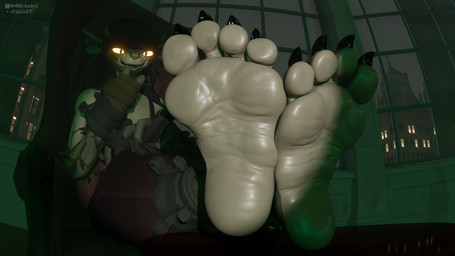 4_toes black_claws bottomwear chair claws clothing feet female flashlight foot_focus foot_on_table furniture gloves glowing glowing_eyes gun handwear headgear headwear pants ranged_weapon solo table toe_claws toes weapon wrinkled_feet wrinkles n00b-body sudabanan_(modeler) deadlock_(game) valve ivy_(deadlock) gargoyle humanoid 16:9 3d_(artwork) 4k absurd_res blender_(artwork) blender_cycles_(artwork) digital_media_(artwork) hi_res widescreen