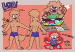 angry anthro clothing eyewear glasses male pawpads paws skinny smile smiley_face teeth underwear wearing_glasses lobi_top dungeons_and_dragons hasbro wizards_of_the_coast canid canine canis domestic_dog humanoid mammal model_sheet