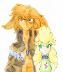 alternate_species blonde_hair breasts claws clothing collar dog_tags duo female gloves green_eyes hair handwear heterochromia humanoidized male muscular orange_body orange_hair shirt spiked_collar spikes spots topwear gb_of_bs catdog_(series) nickelodeon caninius_dog felinius_cat shriek_dubois animal_humanoid canid canid_humanoid canine canine_humanoid canis cat_humanoid dog_humanoid domestic_dog felid felid_humanoid feline feline_humanoid humanoid hybrid mammal mammal_humanoid poodle