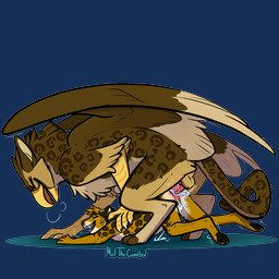 anal anal_penetration animal_genitalia animal_penis anthro anthro_on_feral anthro_penetrated balls beak bestiality bodily_fluids breath brown_body brown_fur butt canine_genitalia canine_penis countershade_butt countershade_face countershade_neck countershade_torso countershading cum cum_from_ass cum_in_ass cum_inside cum_while_penetrated cumshot duo ejaculation erection eyes_closed feathered_wings feathers feral feral_penetrating feral_penetrating_anthro from_behind_position fur genital_fluids genitals knot knotted_penis larger_feral larger_male leaking_cum looking_pleasured male male/male male_anthro male_feral male_penetrated male_penetrating male_penetrating_male markings mounting nude nude_anthro nude_male open_mouth open_smile orgasm panting pawpads penetration penile penile_penetration penis penis_in_ass pink_penis sex shaking_orgasm simple_background size_difference smaller_anthro smaller_male smile spots spotted_body spotted_fur tail tan_body tan_fur teeth tongue wings meldritchhorror mythology kavik avian felid gryphon leopard mammal mythological_avian mythological_creature pantherine 1:1 2020 alpha_channel hi_res