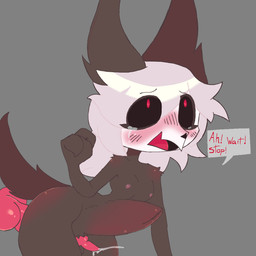 abdominal_bulge anal anal_orgasm anal_penetration animal_genitalia anthro black_body black_fur black_tail bodily_fluids bone breasts canine_genitalia crying cum cum_while_penetrated disembodied_penis ejaculation forced fur genital_fluids genitals gynomorph hair hands-free intersex male orgasm penetration penis questionable_consent rape sex skull skull_head small_breasts small_penis tail tears white_hair wide_hips aurihev_(artist) ashen_(aurihev) canid canine canis mammal wolf 1:1 hi_res