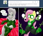 blush clothing costume dialogue duo feathered_wings feathers female feral fur hair parody pink_hair sitting suspension text wings yellow_body yellow_fur blackbewhite2k7 dc_comics friendship_is_magic green_lantern green_lantern_(series) hasbro my_little_pony mythology tumblr fluttershy_(mlp) poison_ivy_(dc_comics) equid equine horse mammal mythological_creature mythological_equine pegasus pony 2013 crossover english_text hi_res