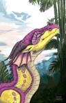 female sky solo tropical drunkmagpie mythology wings_of_fire kinkajou_(wof) dragon kinkajou mammal mythological_creature mythological_scalie procyonid rainwing_(wof) scalie 3d_(artwork) digital_media_(artwork) pixel_(artwork)