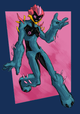 4_fingers areola big_hands black_body black_skin breasts feet female fingers genitals green_body nipples noseless not_furry open_mouth petals pink_eyes plant simple_background smile solo unusual_anatomy unusual_nipples vulva lumen_fox ben_10 cartoon_network fan_character petals_(lumen_fox) alien elemental_creature flora_fauna methanosian absurd_res hi_res