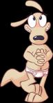 anthro barefoot briefs briefs_only clothed clothing eyebrows feet knock-kneed male pigeon_toed shy simple_background solo standing teeth tighty_whities toony topless transparent_background underwear underwear_only white_briefs white_clothing white_underwear goronic nickelodeon rocko's_modern_life rocko_rama macropod mammal marsupial wallaby alpha_channel digital_media_(artwork) full-length_portrait portrait