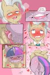 2:3 age_difference ahegao animal_genitalia animal_pussy blush bodily_fluids clitoral clitoral_sucking clitoris cold-blooded-twilight comic cunnilingus dialogue english_text equid equine_genitalia equine_pussy eyewear female female/female feral friendship_is_magic genital_fluids genitals glasses hasbro heart_symbol hi_res leg_wrap licking looking_pleasured mammal mature_female mature_feral mayor_mare_(mlp) my_little_pony older_female older_feral oral purple_body pussy sex sweat text tongue tongue_out twilight_sparkle_(mlp) vaginal vaginal_fluids younger_female younger_feral