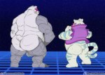 anthro balls butt clothing duo genitals male overweight overweight_anthro overweight_male tail wolfblade cartoon_network dc_comics teen_titans teen_titans_(television_series) teen_titans_go! ceelo_bear tiger_(teen_titans_go!) bear felid mammal