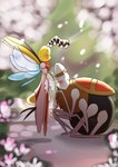 4_arms 4_legs antennae_(anatomy) anthro armor black_antennae black_body blush brown_body brown_helmet brown_tuft chest_tuft clothing dress duo flower flying grey_body grey_hair grey_helmet grey_nose hair hand_on_hand hat headgear headwear helmet insect_wings kissing_hand kneeling light love male male/male multi_arm multi_limb multicolored_antennae multicolored_body multicolored_clothing multicolored_dress multicolored_hat outside plant red_body red_clothing red_dress red_hat red_headwear red_tuft romantic romantic_couple shield shield_on_back side_view smile tuft two_tone_antennae white_antennae white_clothing white_dress wings yellow_body yellow_clothing yellow_dress yellow_hat yellow_headwear 8-bit-britt navin_(8-bit-britt) spirk_(8-bit-britt) arachnid arthropod beetle elateroid firefly insect spider 2017 digital_media_(artwork) hi_res