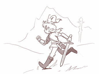 ambiguous_gender beady_eyes big_ears biped bipedal_feral blush blush_stickers building carrying_another clothed clothed_humanoid clothed_male clothing duo feral fluffy fluffy_tail grass holding_melee_weapon holding_object holding_sword holding_weapon male melee_weapon mountain mouthless notched_ear on_head outside plant pointy_ears running semi-anthro side_view simple_background size_difference sword tail tower weapon white_background kamabokobun breath_of_the_wild kirby_(series) kirby_and_the_forgotten_land nintendo the_legend_of_zelda elfilin link alien chinchilla chinchillid humanoid hylian mammal rodent starling_(kirby) 2022 crossover digital_drawing_(artwork) digital_media_(artwork) english_description hi_res monochrome sketch male_(lore)