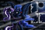 equine female feral friendship_is_magic grin horn horse james_corck mammal my_little_pony nightmare_moon_(mlp) nightmare_rarity_(mlp) pony rarity_(mlp) smile unicorn winged_unicorn wings
Rating: Questionable
Score: 11
User: Robinebra
Date: April 13, 2014