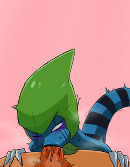 fellatio female first_person_view genitals human_pov male male/female male_pov not_furry oral penile penis sex tongue golden_toad ben_10 cartoon_network t8-m alien human humanoid kineceleran mammal 2025 hi_res tagme