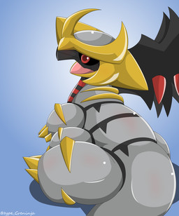ambiguous_gender blue_background feral open_mouth simple_background solo type nintendo pokemon altered_forme_giratina generation_4_pokemon giratina legendary_pokemon pokemon_(species) 2015 hi_res