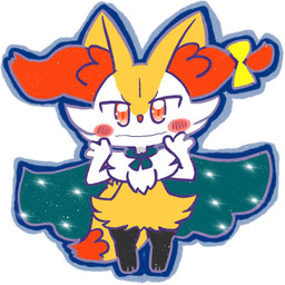 accessory ambiguous_anthro ambiguous_gender anthro biped blush blush_stickers border bow_ribbon cape cape_only chibi clothed clothing digitigrade dipstick_tail front_view fur hair_accessory hair_bow hair_ribbon looking_at_viewer markings mostly_nude mouth_closed object_in_tail pose ribbons simple_background solo standing tail tail_markings white_arms white_body white_border white_fur annyui0611 nintendo pokemon braixen canid generation_6_pokemon mammal pokemon_(species) 1:1 2024 digital_drawing_(artwork) digital_media_(artwork) full-length_portrait hi_res japanese_description portrait translated_description