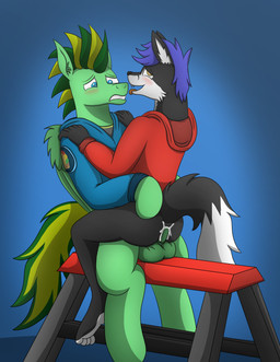 anal anthro ball_squish ballbusting balls blush bodily_fluids bottomless clenched_teeth clothed clothing cock_and_ball_torture cum duo ejaculation eye_roll feral genital_fluids genital_torture genitals hands_on_shoulders hoodie male male/male pain penis sitting sitting_on_another sitting_on_balls spread_legs spreading squish teeth tongue tongue_out topwear wings wooden_horse_(device) tacomytaco hasbro my_little_pony mythology fan_character taco.m.tacoson canid canine equid equine fox mammal mythological_creature mythological_equine pegasus absurd_res hi_res