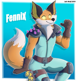 accessory anthro belt black_ears black_nose brown_body brown_fur cheek_tuft clothed clothing dipstick_tail facial_tuft fluffy fluffy_tail fur gesture gloves hand_gesture handwear inner_ear_fluff jumpsuit knee_pads looking_away male markings multicolored_tail muscular muscular_anthro muscular_male neck_tuft orange_body orange_fur orange_sclera pecs pockets pointing pointing_at_self shoulder_pads simple_background sitting smile solo tail tail_markings teeth text tuft white_body white_fur yellow_eyes leo-wolf epic_games fortnite fennix_(fortnite) canid canine fox mammal red_fox true_fox 2019 digital_media_(artwork) english_text hi_res signature