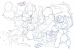 2013 animal_genitalia anthro anthrofied badgerben balls big_balls big_breasts bow_tie breasts bukkake cum cumshot cutie_mark dickgirl disembodied_penis equine eyewear friendship_is_magic herm horn horse horsecock huge_breasts hyper hyper_balls hyper_penis intersex lactating magic male mammal my_little_pony nude octavia_(mlp) orgasm penis penis_everywhere pony portal pussy sunglasses unicorn vinyl_scratch_(mlp) winged_unicorn wings
Rating: Explicit
Score: 6
User: ultragamer89
Date: June 09, 2013