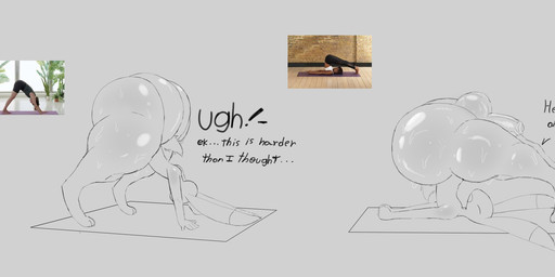 5_fingers anthro balls big_balls big_butt big_penis biped black_text bodily_fluids bottomwear butt clothed clothing dialogue ellipsis exclamation_point eyes_closed fingers fur genitals glans grey_background huge_butt humanoid_genitalia humanoid_penis male nude open_mouth penis pose scut_tail short_tail simple_background solo sweat sweatdrop tail talking_to_self text thick_thighs topless yoga yoga_mat mamimibuns 2024_pokemon_gigaleak beta_pokemon_games nintendo pokemon beta_pokemon_(species) lagomorph mammal warabbit 2024 absurd_res english_text hi_res