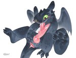 animal_genitalia anus auto_penis_lick big_penis black_claws blush bodily_fluids claws erection feral front_view genital_fluids genital_slit genitals glistening glistening_anus glistening_genitalia glistening_penis glistening_tongue green_eyes heart_catchlight horizontal_anus knot lacrimal_caruncle licking long_penis long_tongue looking_at_genitalia looking_at_own_penis looking_at_penis looking_at_self looking_pleasured male male_feral masturbation membrane_(anatomy) membranous_wings oral oral_masturbation penile penile_masturbation penis precum saliva self_lick semi-anthro simple_background sitting solo spread_legs spreading tail_anus tongue tongue_out white_background wings fizzthetiger dreamworks european_mythology how_to_train_your_dragon mythology toothless dragon fury_(httyd) mythological_creature mythological_scalie night_fury scalie western_dragon 2025 hi_res