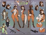 abs animal_genitalia animal_pussy anthro anus armor armored_boots athletic athletic_female bikini bikini_top breasts brown_hair canine_genitalia canine_pussy clothing digitigrade dildo expressions female flail fur genitals green_eyes gun hair halberd half-shaved_hair leg_markings markings medieval melee_weapon military military_pants muscular muscular_female nipples nude orange_body orange_fur pink_nipples polearm pussy ranged_weapon sex_toy shield socks_(marking) solo strapon submachine_gun swimwear sword tabard tail text two-piece_swimsuit weapon white_body white_fur grungecandy rio_maria_fara-ferro canid canine mammal maned_wolf 2023 absurd_res english_text hi_res model_sheet