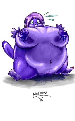 anthro blueberry_(fruit) blueberry_inflation breasts butt ear_piercing feet female food fruit inflation navel nipples nude piercing plant solo maroonjones amanda_(drrichtofen720) haplorhine mammal monkey primate 2016 5:8 hi_res