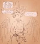 anthro blush crossgender female flirting genitals hair looking_at_viewer membrane_(anatomy) membranous_wings pussy scales solo tail teasing text wings wanderertamplior activision mythology spyro_reignited_trilogy spyro_the_dragon lindar_(spyro) rescued_dragons_(spyro) dragon mythological_creature mythological_scalie scalie 2018 absurd_res english_text hi_res