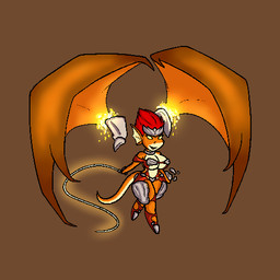 anthro armor big_breasts bikini bikini_armor biped breasts chibi choker clothed clothing crown female floating_wings glowing glowing_eyes hair happy headgear holding_object holding_weapon holding_whip jewelry membrane_(anatomy) membranous_wings necklace non-mammal_breasts shield simple_background smile solo standing swimwear tail thick_thighs tiara two-piece_swimsuit unconvincing_armor unusual_anatomy unusual_wings weapon whip wide_hips wings jessijinx mythology dragon kuvrahk mythological_creature mythological_scalie scalie 1:1 2019 digital_media_(artwork) full-length_portrait low_res orange_theme portrait