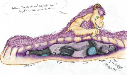 anthro apode apology asking asking_another belly_rub bulge coiling dialogue duo fully_inside grunting inside_stomach internal legless male male/male male_pred male_prey muffled organs question questioning_tone serpentine speech_bubble squeezing stomach struggling talking_to_another talking_to_prey teasing text vore vowelless vowelless_vocalization wiggle x-ray_view yes-no_question vellum artyom_(duke-jarnunvosk) ryker_(mr_wolffy) canid canine canis draconcopode mammal naga reptile scalie snake wolf english_text
