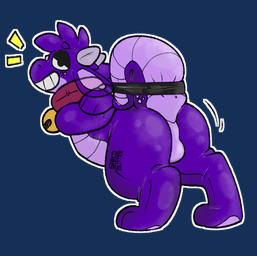 ambiguous_gender anthro arms_tied bdsm bell bell_collar bondage bound bulge butt collar digitigrade featureless_crotch inflatable looking_at_viewer null null_bulge pool_toy presenting presenting_hindquarters raised_tail simple_background smile solo tail tail_tied tape tape_bondage teeth three-quarter_view transparent_background sarcobutter kett_(mochalatte) animate_inanimate kobold living_inflatable scalie alpha_channel
