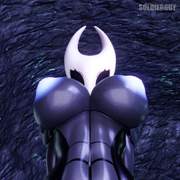 anthro bent_over cave female genitals glowing glowing_nipples looking_at_viewer nipples solo text soldierguy hollow_knight_(franchise) team_cherry hornet_(hollow_knight) arthropod insect 1:1 3d_(artwork) absurd_res blender_(artwork) digital_media_(artwork) english_text hi_res tagme
