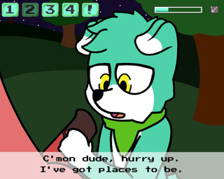 animal_genitalia animal_penis anthro anthro_on_feral bestiality big_eyes biped black_nose blinking bored command dialogue dipstick_ears dipstick_penis duo ear_markings equine_genitalia equine_penis feral floppy_ears fur gameplay gameplay_mechanics genitals grass green_body green_fur green_kerchief green_tail handjob head_tuft hill kerchief kerchief_only looking_at_genitalia looking_at_penis male male/male multicolored_body multicolored_ears multicolored_fur open_mouth outline outside penile penis penis_grab plant progress_bar sex snout standing tail text tongue tree tuft two_tone_body two_tone_fur user_interface white_body white_fur white_sclera yellow_eyes wingsprite banned_from_equestria friendship_is_magic hasbro my_little_pony big_brian mint_(wingsprite) canid canine canis earth_pony equid equine horse hybrid mammal pony wolf wolfdog 2025 5:4 aliasing animated digital_drawing_(artwork) digital_media_(artwork) english_text loop