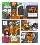 absurd_res anthro bottomless brown_body brown_fur clothed clothed_anthro clothing comic commercial_vehicle delivery_(commerce) delivery_vehicle duo english_text female food_truck fur hat headgear headwear hi_res lagomorph leporid male male/female mammal medium_truck multi-stop_van nintendo open_mouth p.r.o._pokeball pokeball pokemon pokemon_(species) rabbit shyghost smile text truck_(vehicle) van vehicle