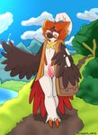 anthro beak bodily_fluids cum feathers feet genital_fluids genitals heart_eyes heart_symbol male penis solo talons tapering_penis toes wings conditional_dnp ineedanaccount nintendo pokemon ruffles_(character) avian generation_8_pokemon hisuian_decidueye hisuian_form pokemon_(species) regional_form_(pokemon) absurd_res hi_res