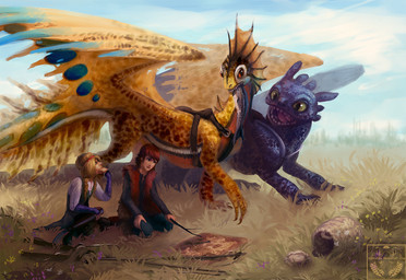 black_body day detailed_background female feral grass group male mount outside plant saddle sky standing neboveria dreamworks european_mythology how_to_train_your_dragon mythology hiccup_horrendous_haddock_iii toothless dragon fury_(httyd) human mammal mythological_creature mythological_scalie night_fury scalie western_dragon 2013 digital_media_(artwork)