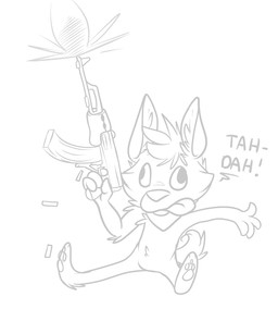 2015 animated anthro backsash bandanna canine derp fur gun hair male mammal paws plain_background ranged_weapon sitting text tongue tongue_out weapon white_background
Rating: Safe
Score: 2
User: backsash
Date: February 26, 2015 2015 animated anthro backsash bandanna canine derp fur gun hair male mammal paws plain_background ranged_weapon sitting text tongue tongue_out weapon white_background
Rating: Safe
Score: 2
User: backsash
Date: February 26, 2015