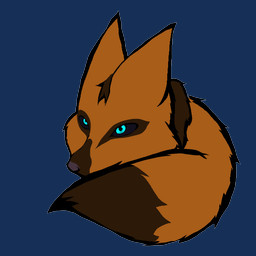 ambiguous_gender blue_eyes chibi fluffy fluffy_tail solo sticker tail toony biohound fan_character canid canine mammal maned_wolf 1:1 absurd_res alpha_channel hi_res