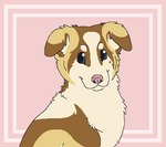 ambiguous_gender blue_eyes brown_body brown_fur button_ears feral floppy_ears fur green_eyes multicolored_eyes pink_background pink_nose simple_background smile snout solo tan_body two_tone_eyes white_body white_fur yellow_body yellow_fur sebdoggo blue_(sebdoggo) bird_dog canid canine canis chow_chow domestic_dog golden_retriever hunting_dog mammal mixed_breed retriever spitz 2014 aliasing bust_portrait digital_drawing_(artwork) digital_media_(artwork) flat_colors low_res microsoft_paint_(artwork) portrait trans_(lore) trans_man_(lore)