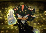 2024 5_fingers absurd_res bullet chaos_control chaos_emerald clothing coat eulipotyphlan fingers gem gloves handwear hedgehog hi_res looking_at_viewer male mammal neo_(the_matrix) parody red_eyes sega shadow_the_hedgehog shirotaniart solo sonic_the_hedgehog_(series) the_matrix topwear trenchcoat tuft voice_actor_joke