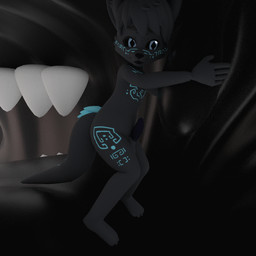 anthro balls erection extreme_size_difference genitals male male/male mawplay micro nude oral_vore penis size_difference solo tapering_penis teeth uvula vore kris-kawaii 1:1 3d_(artwork) 3d_animation animated digital_media_(artwork) short_playtime