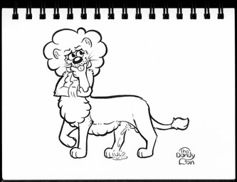 animal_genitalia balls bodily_fluids body_hair digitigrade eyewear fully_sheathed genital_fluids genitals glasses hair happy_trail ink male mane mane_hair mostly_nude paintbrush_tail raised_leg scarf sheath solo thinking thoughtful_expression tongue tongue_out urine urine_on_ground urine_pool urine_stream watersports wearing_glasses whisker_spots whiskers dandy_lion dandy_(dandy_lion) felid felid_taur lion lion_taur mammal mammal_taur pantherine pantherine_taur taur black_and_white hi_res monochrome traditional_media_(artwork) watermark