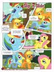 apple applejack_(mlp) avian bird blue_body blue_feathers blue_fur comic cutie_mark dennyhooves dialogue earth_pony english_text equid equine fallenpenguin feathered_wings feathers female feral fluttershy_(mlp) food friendship_is_magic fruit fur group hair hasbro horse mammal multicolored_hair my_little_pony mythological_creature mythological_equine mythology pegasus plant pony quadruped rainbow_dash_(mlp) rainbow_hair tail text translated wings yellow_body yellow_feathers