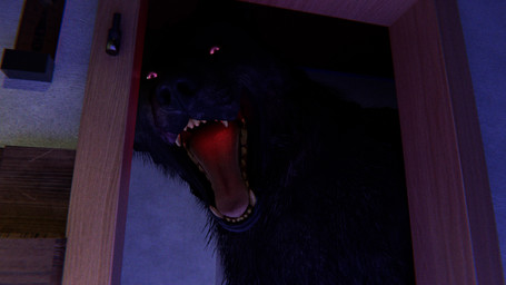 feral glowing_internal horror_(theme) male mouth_shot open_mouth oral_vore red_eyes soft_vore solo tongue vore kitsunaki_(artist) mythology marchosias_(goetia) canid canid_demon canine demon hellhound mammal mythological_canine mythological_creature 16:9 3d_(artwork) blender_(artwork) digital_media_(artwork) hi_res widescreen