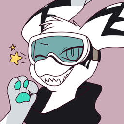 fangs feral half-closed_eyes head_tuft male narrowed_eyes pawpads paws solo star teal_pawpads teeth tuft white_body unknown_artist mythology dragon mythological_creature mythological_scalie scalie 1:1 headshot_portrait icon low_res portrait