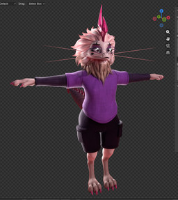 anthro clothed clothing eyewear fully_clothed fur glasses horn male mane solo t-pose twilightv0ids twilightv0ids_(modeler) disney mythology raya_and_the_last_dragon vissiny_(vissiny15) dragon eastern_dragon furred_dragon furred_scalie mythological_creature mythological_scalie scalie 3d_(artwork) digital_media_(artwork)