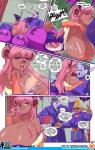 anthro bat bear beverly_bear big_breasts blush bodily_fluids bow_(feature) box breasts butt capcom cleavage clothed clothing comic conjoined_speech_bubble container cosplay costume cum cum_in_mouth cum_in_stomach cum_inside cum_on_penis darkstalkers deep_throat dialogue dick_in_a_box english_text equid equine erection fake_head_wings fake_wings fellatio female frustration_cloud genital_fluids genitals gift_bow gift_box group hair halloween haplorhine heart_symbol hearts_around_text hi_res holidays horse huge_breasts iconography internal internal_oral irregular_speech_bubble kissing logo magsama male male/female mammal medial_ring monkey morrigan_aensland multicolored_penis nipples omg oral oral_penetration patreon patreon_logo patreon_username penetration penile penis pink_hair pointy_speech_bubble primate profanity sex short_snout snout speech_bubble stuttering text text_with_heart the_end two_tone_penis url vein website_logo wetblush